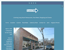 Tablet Screenshot of eastofnyc.com
